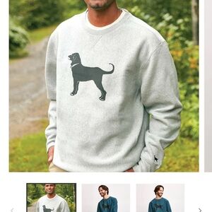 The Black Dog Gray Heavyweight Crewneck Sweater